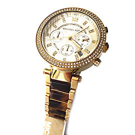 Michael Kors MK5688 Parker 39mm Chronograph Turtoise Watch