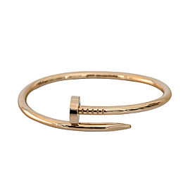 Cartier Juste Un Clou Bracelet Rose Gold Size 18