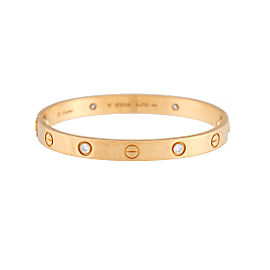 Cartier Love Bracelet 18K Yellow Gold Size 16
