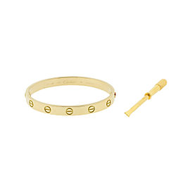 Cartier Yellow Gold Love Bracelet Size 16