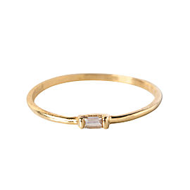 Catbird 14k Yellow Gold Baguette Diamond Ring