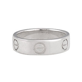 Cartier White Gold Love Ring 6.25