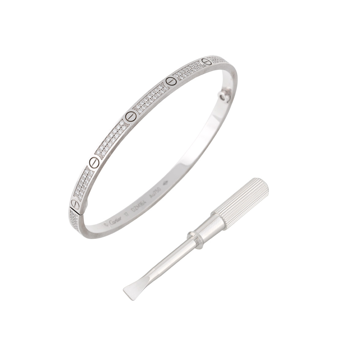 Cartier Love Small Bracelet 18k White 