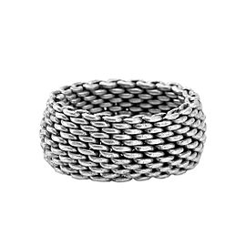 Tiffany & Co. Sterling Silver Mesh Ring