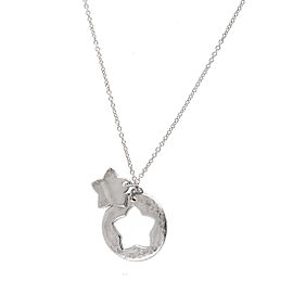 Tiffany & Co. Sterling Silver Star Cut Out Necklace