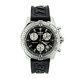 Breitling A73380 Colt Chronograph Black Dial Stainless Steel Quartz 41mm Watch