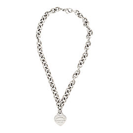 Tiffany & Co. Sterling Silver Return To Tiffany Heart Necklace