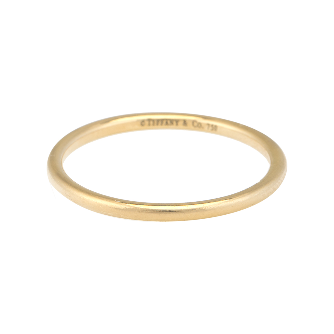 Wonderbaarlijk tv Wauw Tiffany & Co. 18k Yellow Gold Thin Stack Ring Size 7.75 | Tiffany & Co. |  Buy at TrueFacet