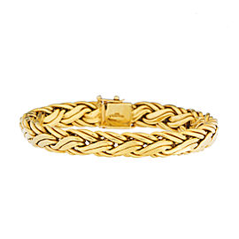 Tiffany & Co. 18K Yellow Gold Weave Link Bracelet