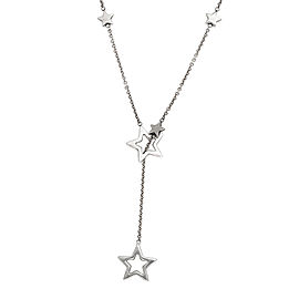 Tiffany & Co. Sterling Silver Star Lariat Necklace