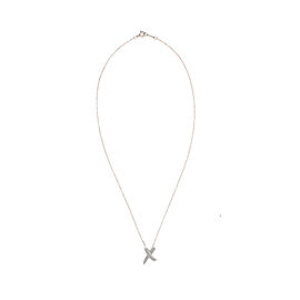 Tiffany & Co. Paloma Picasso Sterling Silver X Necklace