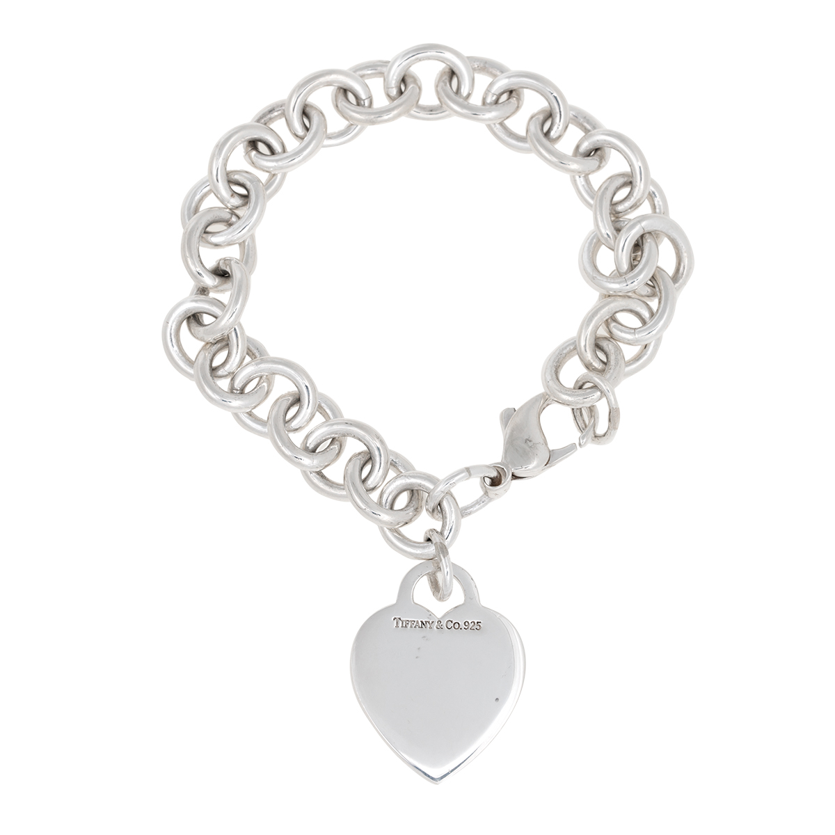 tiffany heart charm bracelet