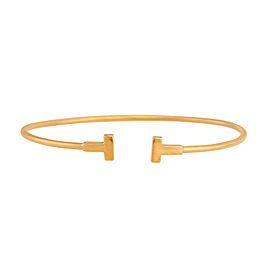 Tiffany & Co. 18K Yellow Gold T Wire Bracelet