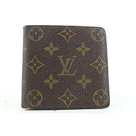 Louis Vuitton Monogram Bifold Florin Wallet Slender Multiple Marco 134lvs24