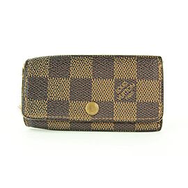 Louis Vuitton Damier Ebene Multicles 4 Key Holder Wallet case 348lvs520