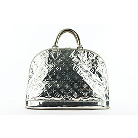 Louis Vuitton Gold Monogram Miroir Alma GM Bowler Bag