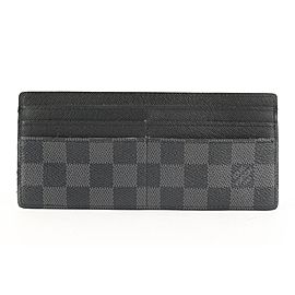Louis Vuitton Damier Graphite Long Card Holder Wallet Insert 439lvs61