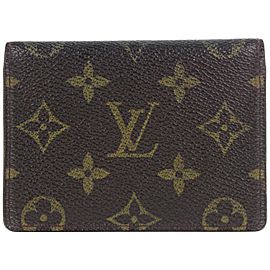 Louis Vuitton Monogram Card Holder Wallet case 2lvs111