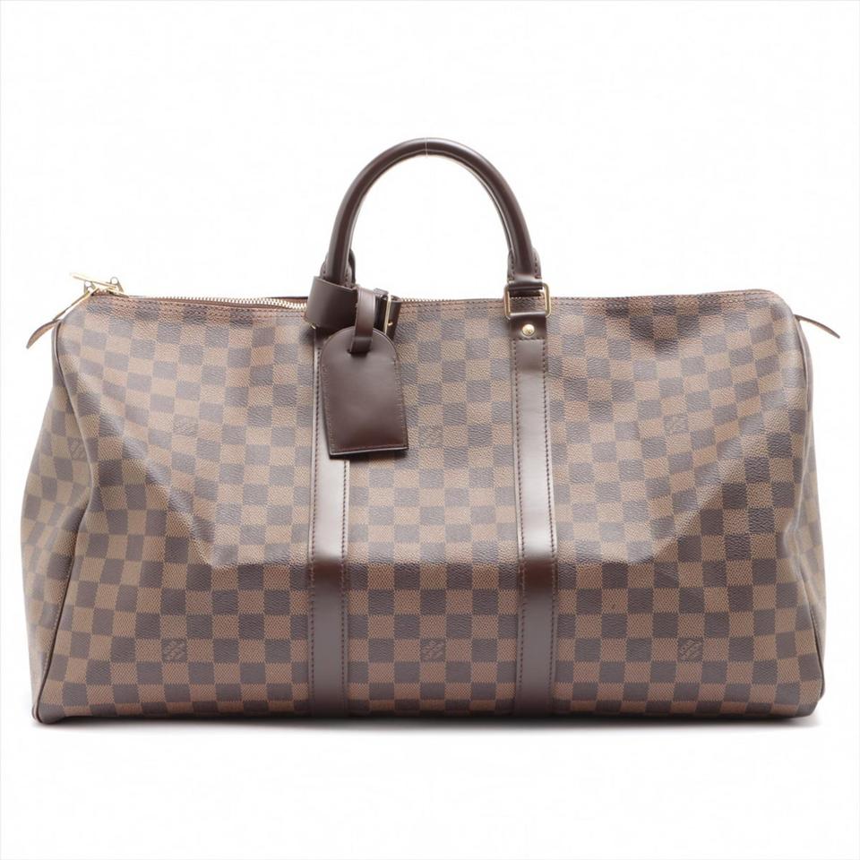 Louis Vuitton Discontinued Rare Damier Keepall 50 Duffle Bag