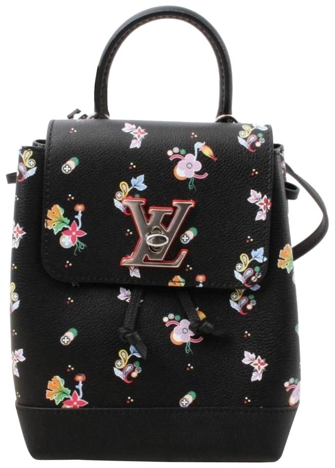 louis vuitton black backpack mini