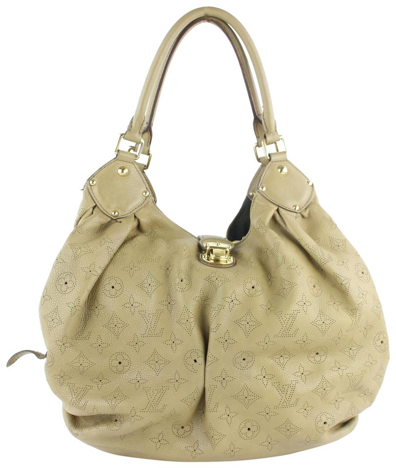Louis Vuitton Monogram Mahina Leather Large Shoulder Bag