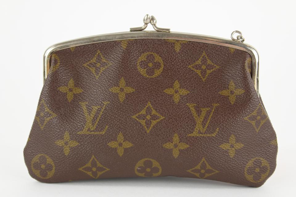 Louis Vuitton Ultra Rare Monogram Marais Kisslock Pouch French Twist Bag  1LVS616