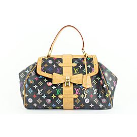 Louis Vuitton Black Monogram Multicolor Eye Love You Sac Retro GM Bag 125lvs429