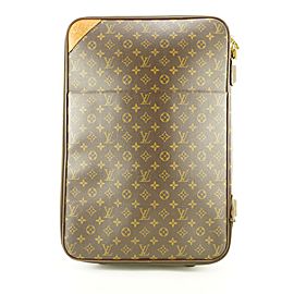 Louis Vuitton Carry-On Monogram Pegase 55 Rolling Luggage Trolley Suitcase 586lvs312