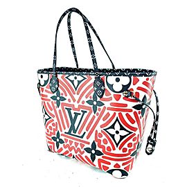 Louis Vuitton Red Crafty Neverfull MM Limited Tribal African 860332
