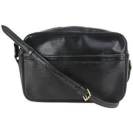 Louis Vuitton Black Epi Leather Noir Trocadero 24 Crossbody Bag 921lv57