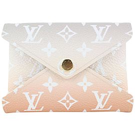 Louis Vuitton Peach Mist Monogram By The Pool Kirigami Envelope Pouch PM Small 2L68