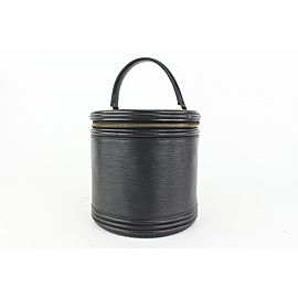 Louis Vuitton Black Epi Leather Noir Cannes Vanity Case 99lv75