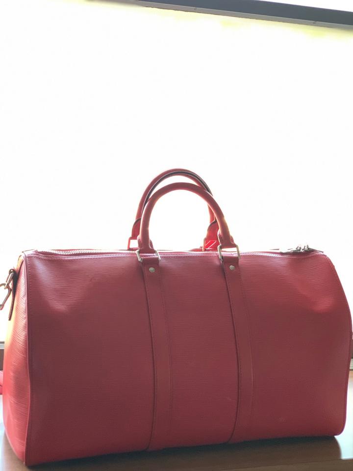Louis Vuitton x Supreme Epi Keepall Bandouliere 45 - Red Luggage and  Travel, Handbags - LOUSU20737