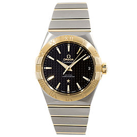 Omega Constellation 123.20.38.21.01.002 Stainless Steel & 18K Yellow Gold Mens Watch
