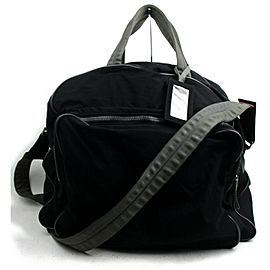 Prada 872407 Black Nylon Weekend/Travel Bag