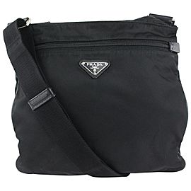 Prada Black Nylon Tessuto Crossbody Messenger Bag 1015p47