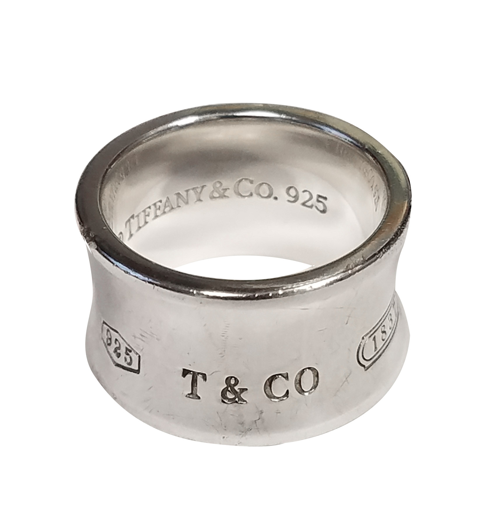 Co. 925 Sterling Silver Wide Ring Size 