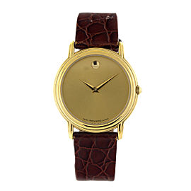 Movado Museum Gold Tone Watch